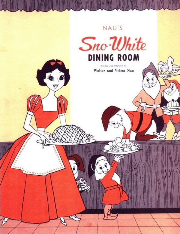 Naus Sno-White Dining Room - Menu